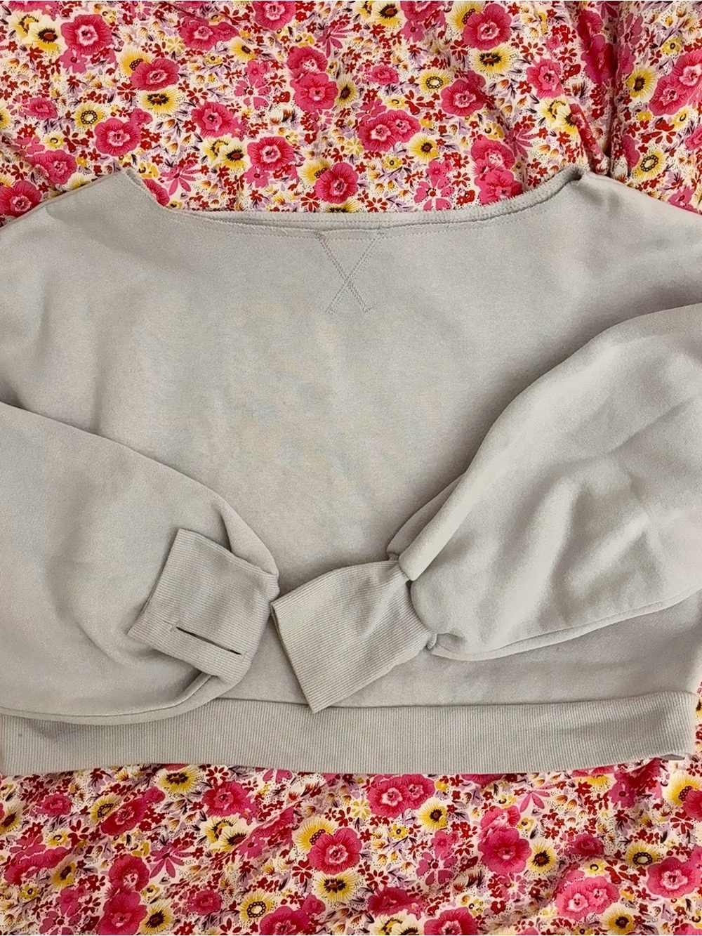 Blogilates Light Purple Lavender Dance Studio Off Shoulder Crewneck Sweatshirt